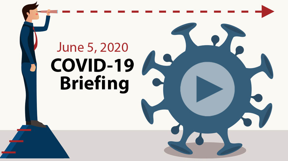 AMG webinar - looking past COVID-19 with video play button